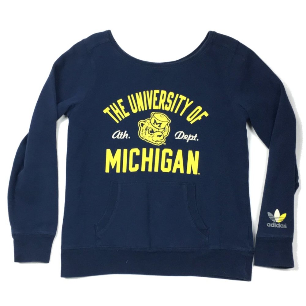 adidas Michigan Wolverines Classic Logo Sweatshirt